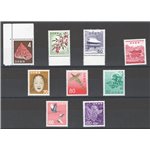Giappone - 1962/65 - Definitiva, n° 698A/703. Cat. € 135 (**)