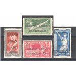 Gran Liban - Colonie Francesi - 1924 - Olimpiadi di Parigi soprast., serie n° 18/21. Cat. € 160 (*)