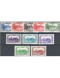 Gran Liban - Colonie Francesi - 1930/31 - P.A. Aereo su paesaggi, serie n° 39/48. Cat. € 38 (*)