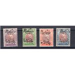 Iran - Persia - 1912/14 - Soprast. bilingue, serie n° 343/46. Cat. € 150 (**)