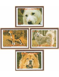 S. Tome e Principe - Colonie Francesi - 1987 - Fauna la serie non dent., n° 877/80. Cert.: Ungerzahnte Briefmarken (**)
