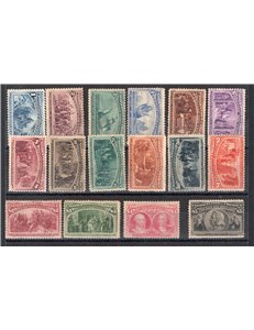 U.S.A. - 1893 - Esposizione Colombiana Chicago, serie n° 81/96. Cert.: RD. Cat. € 16.967 (*)