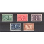 U.S.A. - 1904 - Esposizione acquisto Luisiana dai Francesi, serie n° 187/91. Cat. € 1.250 (**)