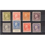 U.S.A. - 1912/14 - Effigie di Franklin, serie n° 261/68. Firm.: Raybaudi. Cat. € 2.460 (**)