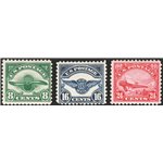 U.S.A. - 1923 - P.A. Soggetti vari, serie n° 4/6. Cert.: IC. Cat. € 305 (*)