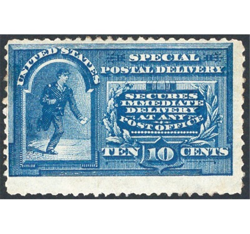 U.S.A. - 1885 - Espresso Fattorino in corsa, n° 1. Cat. € 775 (*)