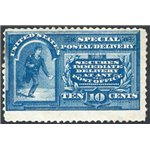 U.S.A. - 1885 - Espresso Fattorino in corsa, n° 1. Cat. € 775 (*)