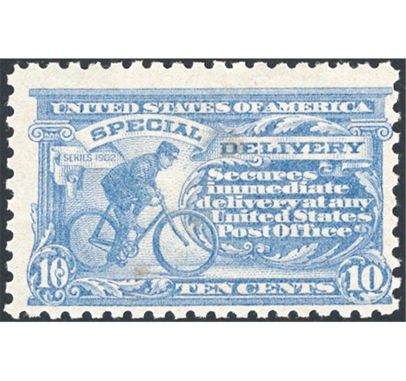 U.S.A. - 1914 - Espresso 10 c. oltremare, n° 9. Cat. € 325 (*)