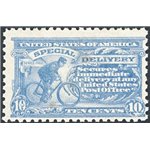 U.S.A. - 1914 - Espresso 10 c. oltremare, n° 9. Cat. € 325 (*)