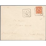 Italia Regno - 5/11/1894 - Lettera da Vallonara (VI) per Fratta Polesine affrancata con Umberto 20 c. arancio n° 39 ed annullato