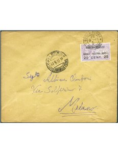 Italia Regno - 28/6/1917 - 1° Volo Napoli - Palermo - Napoli, P.A. n° 2. Cat. € 150