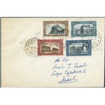 Italia Regno - 5/4/1927 - Lettera filatelica da Casumaro (Fe) per Napoli (ditta Ravel) affrancata con serie "Milizia I", n° 206/