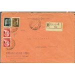 R.S.I. - 28/5/1944 - Raccomandata da Sirmione (Organisation TODT: Ditta Nazista per Costruzioni Militari) per Rosignano (Ditta S