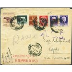 Governo Militare Alleato - Regno del Sud - Governo Badoglio - 11/5/1944 - Raccomandata espresso da Napoli per città affrancata c