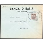Colonie Italiane - Eritrea - 30/3/1941 - Lettera da Asmara per città. Banca d'Italia recapito a clienti e dipendenti, affrancata