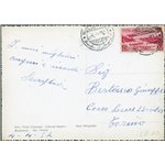 Occup. Straniere delle Colonie - Somalia Afis - 5/4/1952 - Cartolina da Mogadiscio per Torino affrancata con il 45 c. n° 2. Cat.