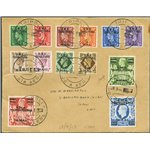 Occup. Straniere delle Colonie - Occupaz. Britannica - Tripolitania - 28/9/48 - Lettera da Tripoli per città affrancata con seri
