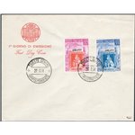 Trieste A - 27/3/1951 - Toscana la serie su FDC, n° 108/09. Cat. € 150 