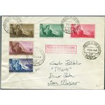 San Marino - 3/6/1948 - Lettera da S. Marino per città affrancata con serie " Lavoratori” n° 336/40 ed annullata il 1° giorno d'