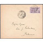 Voli - Italia Regno - 28/6/1917 - 1° Volo Napoli - Palermo - Napoli, l’aerogramma del volo Napoli - Palermo, P.A. N° 2. Cat. € 2