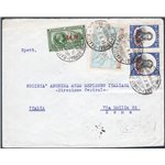 Voli - Grecia - 14/10/1932 - Lettera per via aerea da Atene per Roma viaggiata sulla linea Turchia - Grecia - Italia ed affranca
