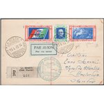 Voli - Italia Regno - 15/6/1933 - Aerogramma della Crociera Balbo da La Spezia per Amsterdam, affrancato con omologo francobollo