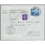 Voli  - Italia Regno - 19/3/1940 - 1° Volo inaugurale Roma - Locarno effettuato da “Swiss Air”, n° 525. Cat. € 125
