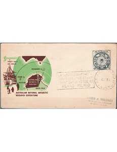 Spedizioni Antartiche - Australia - 23/1/1955 - Spedizione Antartica Nazionale di Ricerca - Lettera per Sidney nel primo giorno 