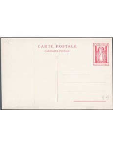 Interi Postali - Fiume - 1922 - S. Vito 60 c. rosso, n° C12 nuovo