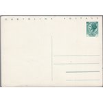 Interi Postali - Italia Repubblica - 12/3/1954 - Siracusana 20 £ verde, n° C154 nuovo. Cat. € 40