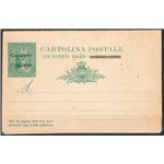Interi Postali - San Marino - 1921 - Libertas 50 c. su 15 verde con risposta n° C9, nuovo. Cat. € 120