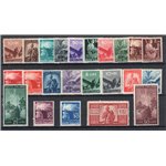 1945/48 - Democratica, serie n° 543/65. Cert.: IC. Cat. € 1.350 (**)