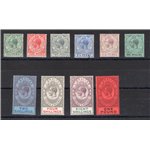 Gibilterra - 1912/24 - Re Giorgio V, serie n° 63/72. Cert.: IC. Cat. € 450 (*)