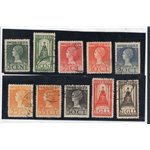 Olanda - 1923 - 25° Anniv. dell'Incoronazione della Regina Guglielmina, n° 118/28. Cat. € 300 (U)