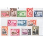 Colonie Inglesi - Costa D'Oro - 1953/54 - Definitiva Elisabetta, serie n° 146/57. Cat. € 70 (**)