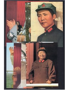 Cina - 1964 - Mao Tzedong, serie di 15 cartoline originali nuove cinesi