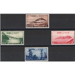 Giappone - 1936 - Parchi nazionali, serie n° 227/30. Cat. € 120 (**) 