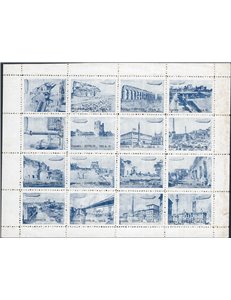 1933 - Crociera Zeppelin Erinnofili la serie di 6 foglietti in colori diversi emessi in occasione dell'evento