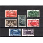 1929 - Montecassino, serie n° 262/68. Cert.: IC. Cat. € 1.050 (U)