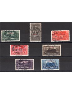 Eritrea - 1929 - Montecassino, serie n° 145/51. Cat. € 375 (U)