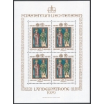 Liechtenstein - 1979 - Santi patroni, minifoglio n° 675. Cat. € 100 (**)