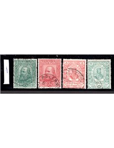 ITALIA REGNO 1910 Garibaldi, Risorgimento e Plebiscito 4v us