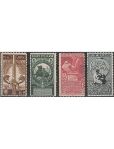 Italia 1911 - 50 ° Anniversario dell'Unità d'Italia - la serie. Cert.: Italia Colleziona. Cat. € 450 (**)