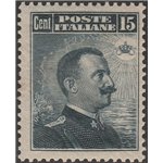 Italia 1911 - Michetti - 15 c. grigio. Cat. € 125 (**)