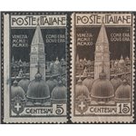 Italia 1912 - Campanile di Venezia - la serie. Cat. € 225 (**)