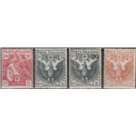 Italia 1915-16 - Croce Rossa - la serie. Cert.: Italia Colleziona. Cat. € 250 (**)