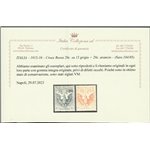 Italia 1915-16 - Croce Rossa - la serie. Cert.: Italia Colleziona. Cat. € 250 (**)