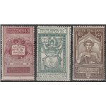Italia 1921 - Dante 3 valori. Cat. € 70