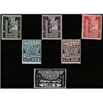 Italia 1923 - Anniversario della Marcia su Roma - la serie ottimamente centrata. Cert.: Italia Colleziona. Cat. € 1050 (**)