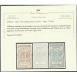 Italia 1923 - Camicie Nere - la serie. Cert.: Italia Colleziona. Cat. € 400 (**)